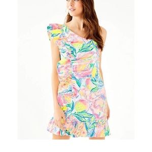 Lilly Pulitzer one shoulder dress